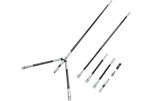 SHARROW Tir à l'arc Stabilisateur de Carbone 30" Système de Barre D'équilibre Stabilisateur d'arc pour Arc à Poulies et Arc Classique