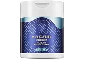AIZHENQIAN Mof Chef Cleaning Powder 500g - Heavy Duty Degreaser & Grime Remover for Kitchen - All Purpose Cleaner for Stubborn Oil Pollution - Protective Formula
