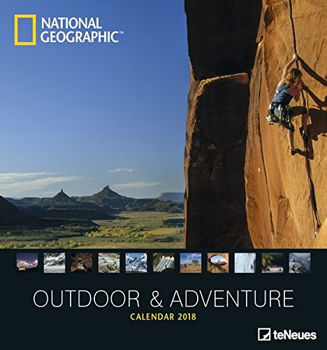 Preisvergleich Produktbild Outdoor und Adventure 2018 - Abenteuerkalender, Naturkalender, Extremsportkalender, Fotokalender - 45 x 48 cm