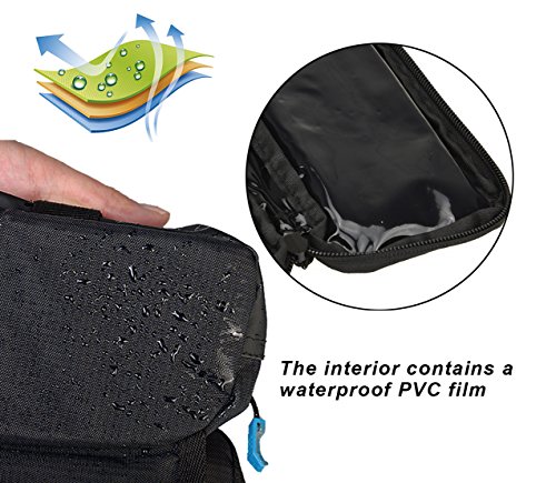 DCCN Fahrradtasche, Rahmentasche / Triangle Bag / Satteltasche / Fahrrad Handy Tasche 5,5 Zoll - 4