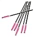 TOOGOO(R)50pcs Disposable Eyelash Brush Cosmetic Makeup Tool Fuchsia