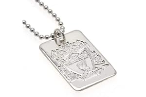 Liverpool F.C. Silver Plated Dog Tag & Chain