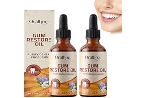 PLUVYZE 2 pezzi di gel gengivale, gocce di rigenerazione e riparazione delle gengive, 60 ml. Adatto per riparare e ripristinare la vitalità gengivale.