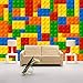 Produktbild REAGONE Benutzerdefinierte Größe 3D Wandbilder Wallpaper Für Wohnzimmer Lego Ziegel Kinder Schlafzimmer Spielzeug Shop Vlies Wandbild Tapete Dekor, 200X140 Cm (78,7 Von 55,1 In)
