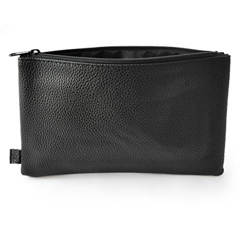 Piel de color negro Look estuche by Phoenix       Estuche de Piel Sint  tica De Color Negro