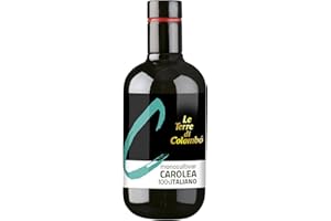 ‎LE TERRE DI COLOMBO Le Terre di Colombo – 100 % Italienisches Natives Olivenöl extra, Monocultivar Carolea, 500 ml