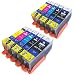 Produktbild 10x Patrone XXL für Canon PGI-550XL & CLI-551XL Canon Pixma IP7250 MG5450 MG6350 MX725 MX925 Premium