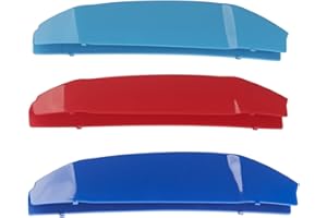 SHENGJUE 3 Colored Front Grille Insert Trims Clip In Grille Trims Strips Covers for BMW 2/3/4/5/6/7 series,x3/x4/x5/x6/x7 (X3 18-20 G01 or X4 G02 7-Beam)