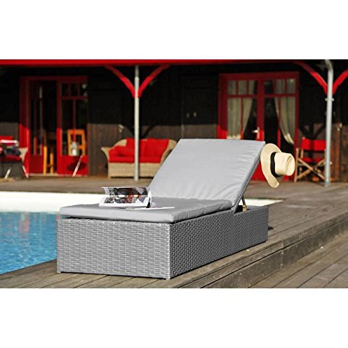 Preisvergleich Produktbild Sonnenliege Polyrattan