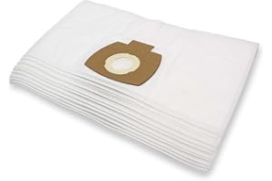 vhbw 10x bolsa vellón micro para aspirador robot aspirador multiusos compatible con Nilfisk/Alto/Wap/Kew Aero 20, 20-01, 20-11, 20-21, 20-Series, 25