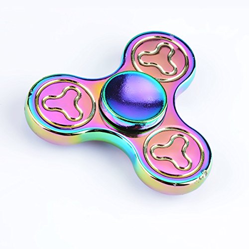 Himozoo Hand Spinner Tri-Spinner Fidget Spinner Toy EDC Focus Anxiety Stress Relief (B)