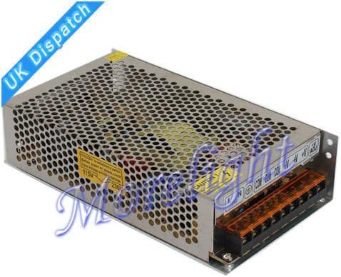 Morelight 24V 5A 120W Power Supply Metal Transformer Unit AC to DC PSU for led CCTV