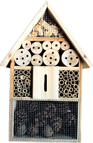 XXL INSEKTENHOTEL 48 cm INSEKTENHAUS INSEKTEN BIENEN HAUS NISTKASTEN BRUTKASTEN hillfield - 3