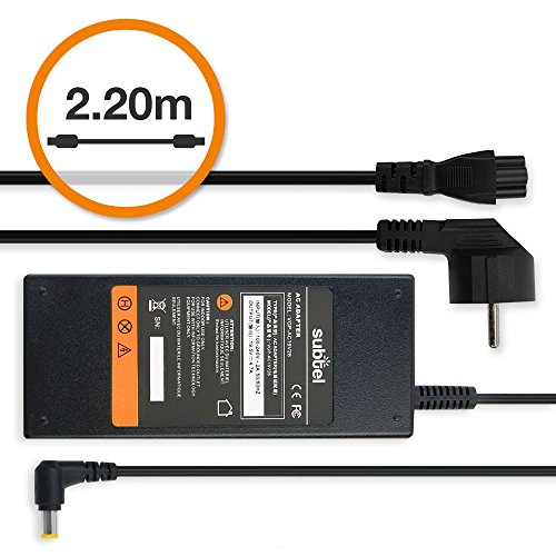 subtel® Qualitäts Netzteil (19.5V,92W) für Sony VAIO SVF14 Fit / SVF15 Fit (2.2m) Notebook Laptop Ladekabel - 3