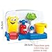 Fajiabao Birthday Gifts Funny Bath Time Play Set Waterwheel with Tap and Elephant Shape Bathtub Toy for kids