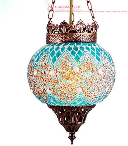 Tiffany lamps Bohemia Jane Continental restaurant bar cafe bar single head vintage chandelier Nordic creative retro chandelier