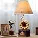 Produktbild JUNMIN E14 Dekorative Tischlampe Kreative Retro Phonograph Stil für Schlafzimmer Wohnzimmer Esszimmer Bedside Dekoration Musik Playback Schreibtischlampe , white