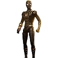 HiPlay ZD Toys Collectible Figure Full Set: Anniversary Series: Black & Gold Spider Man (1913-01), Movice Style, 1:10 Scale Miniature Action Figurine 1913-01