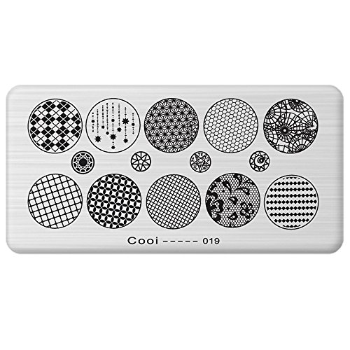 Bluelans® DIY Nail Art Image Stamp Stamping Plates Manicure Template (#19)