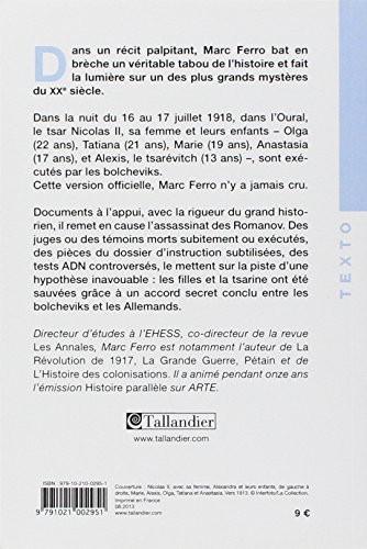 Book's Cover of La vérité sur la tragédie des Romanov