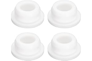 QUARKZMAN 4 Piezas de Tapones Blancos, Tapón de Botón de Goma para Orificio de 23mm/0.91"