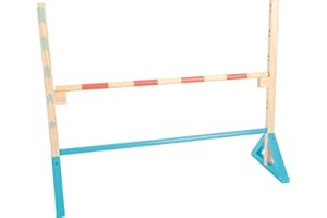 Small Foot Ostacolo Active in Legno, Giocattolo di Movimento per Bambini per Saltare, Percorso per Hobby Horse, 12438