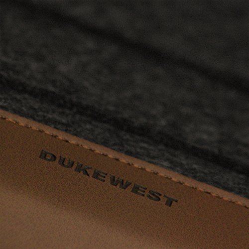 DUKEWEST 13,3 Zoll Tasche Hülle Sleeve Premium Filz Handmade für Macbook Pro / Air Laptop Notebook Ultrabook Surface Book iPad Pro 12,9″ - 7