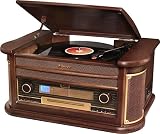 Roadstar HIF-1896TUMPK - Giradiscos vintage (encoding, 2 x 2.5 W RMS,...