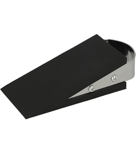 Ferma Porta In Gomma Antiscivolo - Cuneo Grigio Per Porte E Sportelli - Foto 4