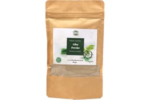 OILS AND HERBS UK Clean Organic Giloy Powder - Tinospora cordifolia -100% Pure and Natural