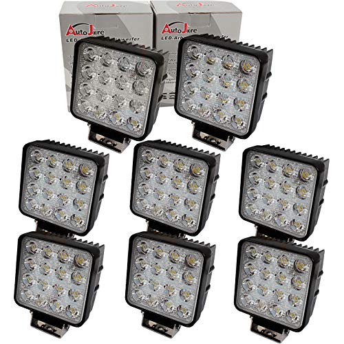 48w 4.3 faro da lavoro a led da proiettore fendinebbia fanalino luce anteriore e posteriore per autoveicoli fuoristrada barche trattori camion veicoli industriali 12v 24v