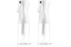 KAWAAN 2 Pz Bottigliette Spray, Flacone Spray per Acqua Continua Vuoto, 200ML Spruzzino Nebulizzatore, Spruzzino Nebulizzatore, Flacone Spray per Capelli, Spray Bottle Spruzzino Capelli, per Piante, Pulizia