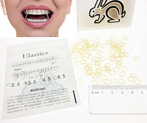 Lot of 5000 Pcs, Elastic Band Latex 3.5oz 3/16 Dental Orthodontic Orthodontist Dentist