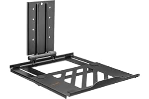 MYWALL My Wall HLA4L Adjustable Laptop Adapter Holder for Monitor Mounts, Arm, Ergonomic Tray, Universal Compatible, VESA Mount