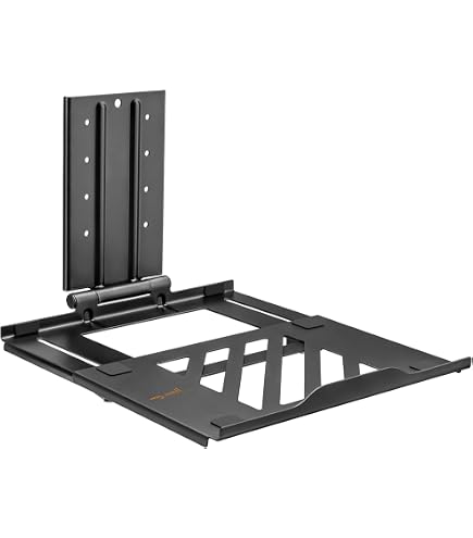 myWall HLA2L - Supporto adattatore VESA per computer portatili: 11-17 (28-43 cm), portata: fino a 4 kg, VESA: 75/100