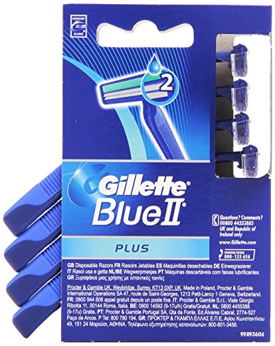 Gillette - Blue II Plus Disposable Razors (Pack of 4) - Image 4