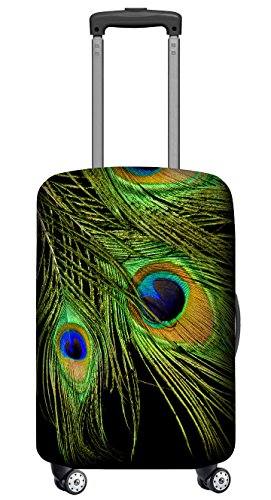 Preisvergleich Produktbild VELOSOCK Kofferschutzhülle – Hält sauber und schützt – PEACOCK / FÜR ALLE MITTLEREN GEPÄCKSTÜCKE - 90 Tage Geld-zurück-Garantie