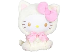 FISAPBXC Hellokitty Kuscheltier Plüsch Stofftier Gefüllte Plüschpuppe Kinderspielzeug Kuscheltier Kissenfür Kinder Jungen Mädchen Geburtstag und Home Living Room Sofa A Lovely Gift 23cm