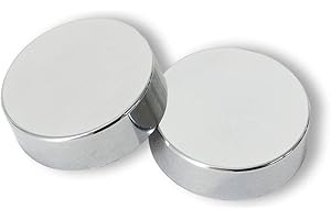COMPANYBLUE Two Chrome Cover Cap for Towel Rail Radiator for blanking plug and bleeding valve