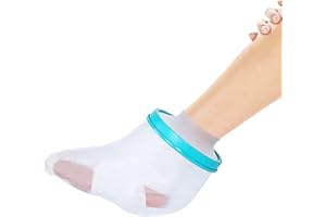DOACT Funda Escayola Protector Pie Ducha, Funda Escayola Pie Adulto Protector Escayola Impermeable Protección Impermeable Bañarse Mantenga Vendaje Fundido Seco Bolsa Pierna Ducha Funda Tobillo Ducha