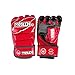 Produktbild Erwachsene Männer/Damen Halb Kampf Boxhandschuhe Muay Thai Martial Arts Nehmen UFC Kampf Training Lederhandschuhe,Red
