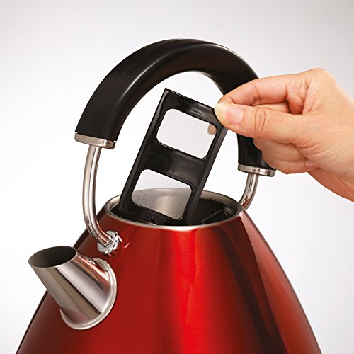 Morphy Richards 102004EE Accents Wasserkocher Pryramide rot - 3