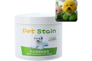 AchidistviQ 100ml Professional Pet Stain Anti Allergic Cat Dog Hair Dye Cream Coloring Agent Dog Hair Care Faded Hair Dye Christmas Green