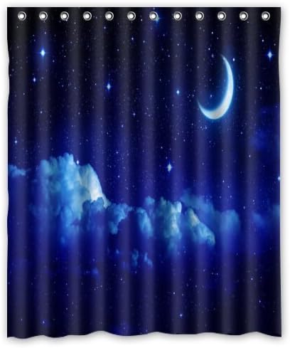TrUiuiui Mildew Resistant Fabric Pink Flamingos Polyester Waterproof Shower Curtain 66" X 72"