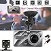 Produktbild taottao 1080P HD Auto DVR Dual Linse Kamera Video Recorder Dash Cam Rückfahrkamera Nachtsicht