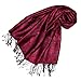 Produktbild LORENZO CANA Marken Pashmina Schal Schaltuch Stola Umschlagtuch opulentes Muster in harmonischen Farben mit Fransen 70 x 180 cm 100% Modal