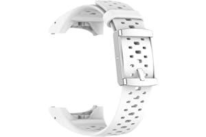 KINOEHOO Ersatzarmband kompatibel mit Polar M400 M430 Edelstahl Armband Weiche Silikon Uhrenarmbänder.