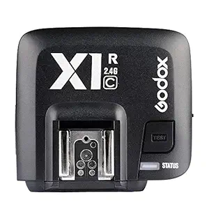 Godox X1R-C 32 Channels TTL 1/8000s Wireless Remote Flash Receiver Shutter Release for Canon EOS Cameras Godox X1T-C Transmitter (Black)