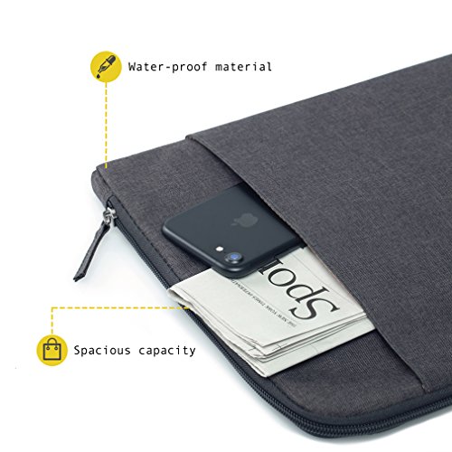 CAISON Notebook Laptop Sleeve Case H  lle Tasche f  r 12  MacBook   10 6  SAMSUNG Galaxy Book   10 1  ACER Aspire Switch 10   10 1  ASUS T100CHI T102H