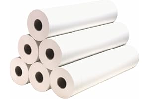 NMMEDICAL Draps d'examen plastifiés Blanc - 50x38cm - 6 rlx